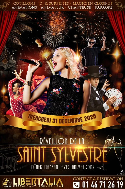 Réveillon Nouvel An 2026 Restaurant Le Libertalia
